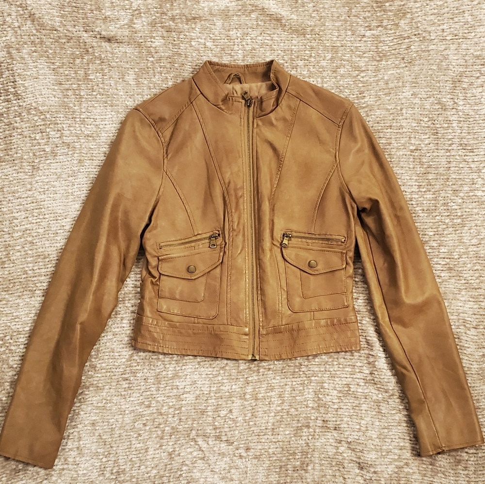 Xhilaration Faux Leather Jacket - Picture 1 of 7